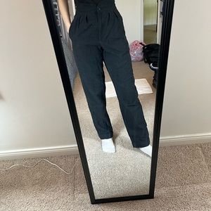 Cool pants button high waist